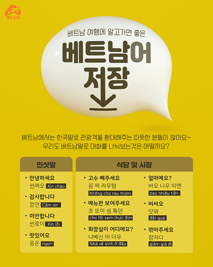 여행시 필수정보!!! 한눈에 보기