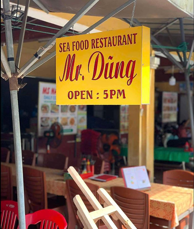 [호이안] 다낭 호이안 SEAFOOD 맛집