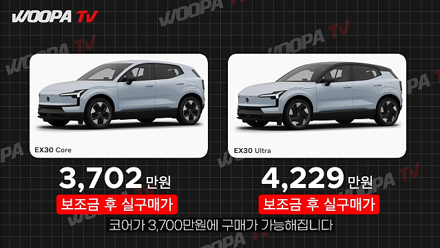 볼보 EX30 800만원 가격 인하 썰