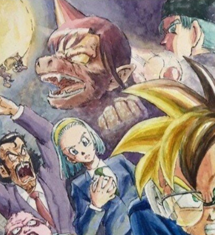 드래곤볼 그림체로 그린 명탐정 코난 캐릭터