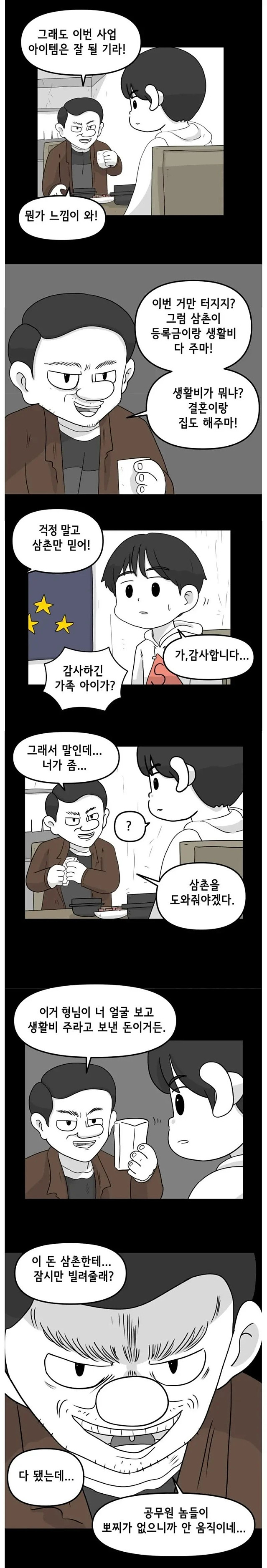 조카 생활비를 가져간 극악무도한 삼촌.manhwa