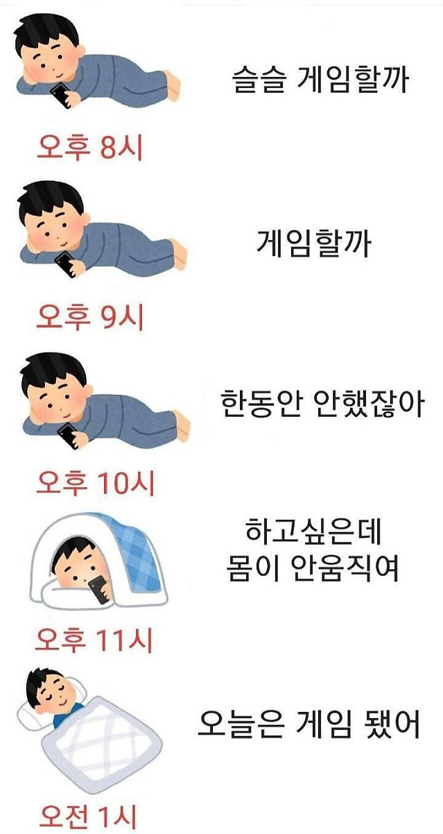 나이들면 컴퓨터게임을 안하게되는 이유
