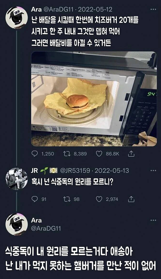 식중독의 원리를 모르는 사람