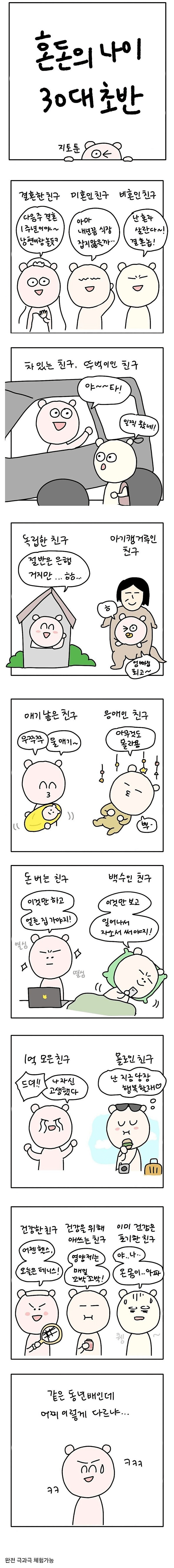 혼돈의 나이 30대 중반