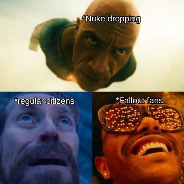 핵이 떨어질때 반응