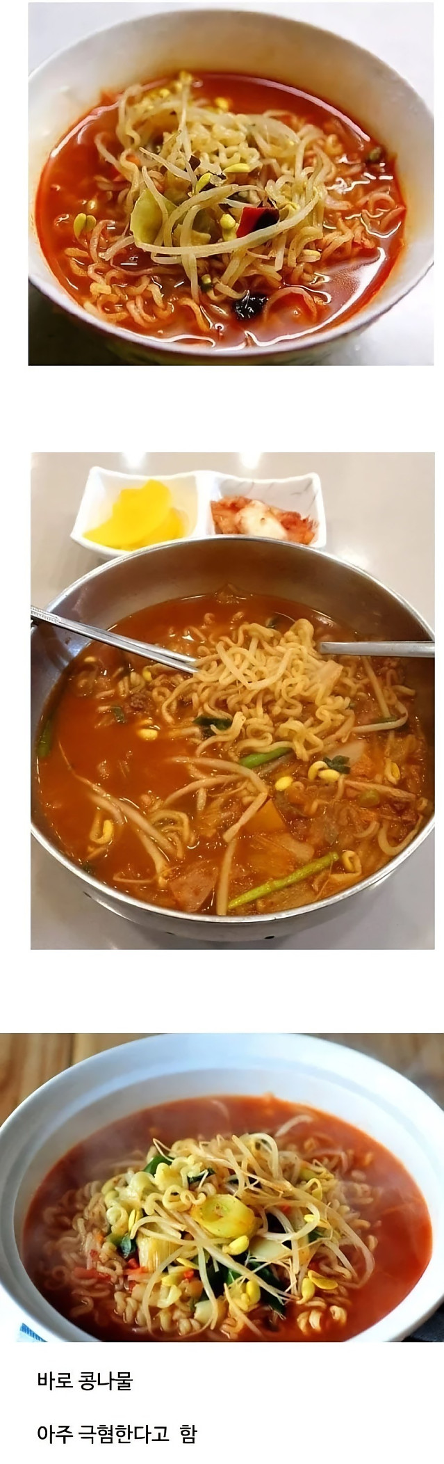 10대들이 꼽았다는 최악의 라면토핑재료