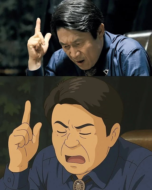 지브리 스타일로 만든 타짜