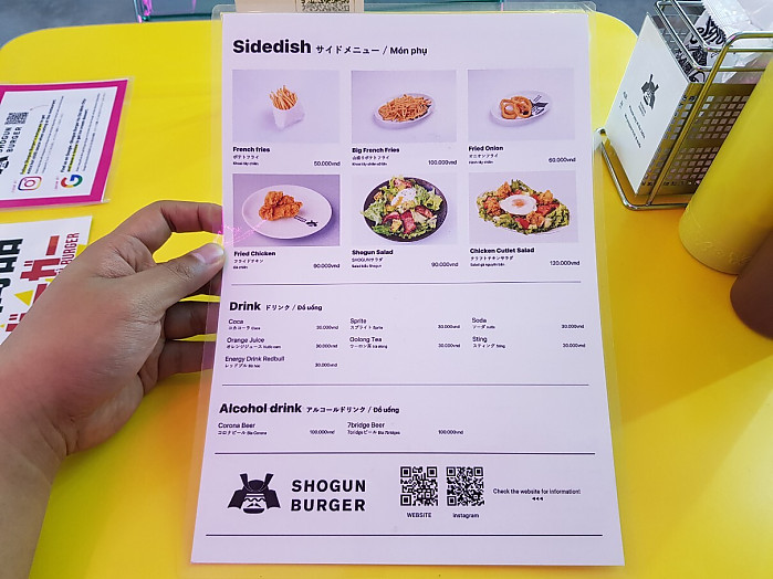 호치민 빈탄군 수제 버거 맛집 쇼군 버거(SHOGUN BURGER) 리뷰