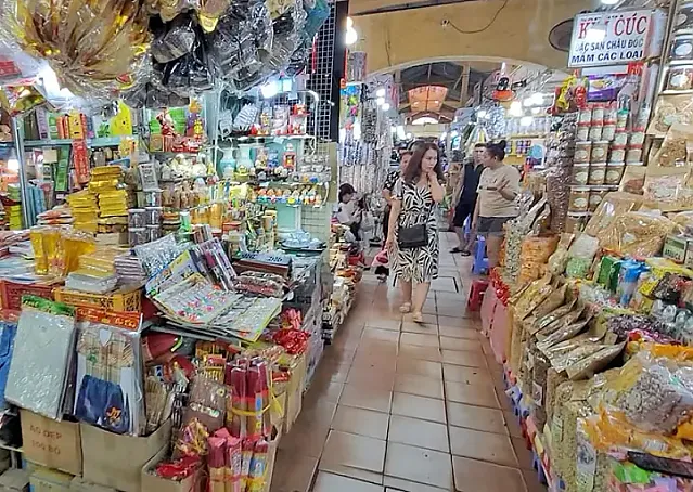 호치민 벤탄시장