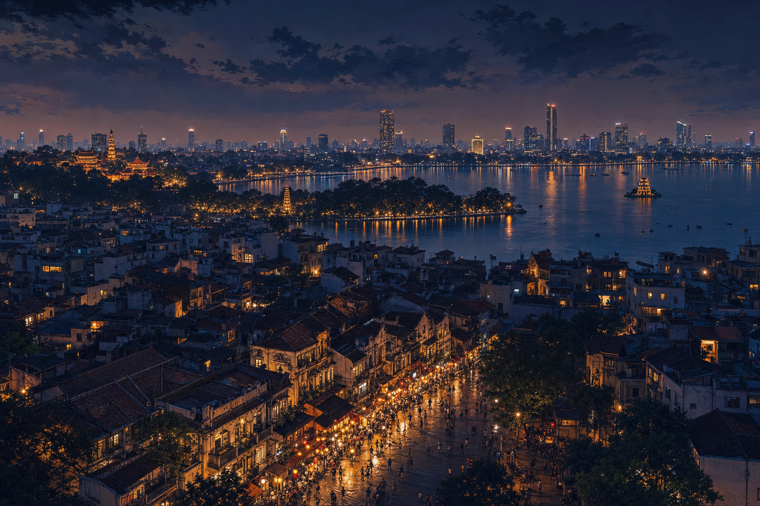 하노이 밤문화를 처음 보면? Old Quarter·Ta Hien·West Lake 가이드