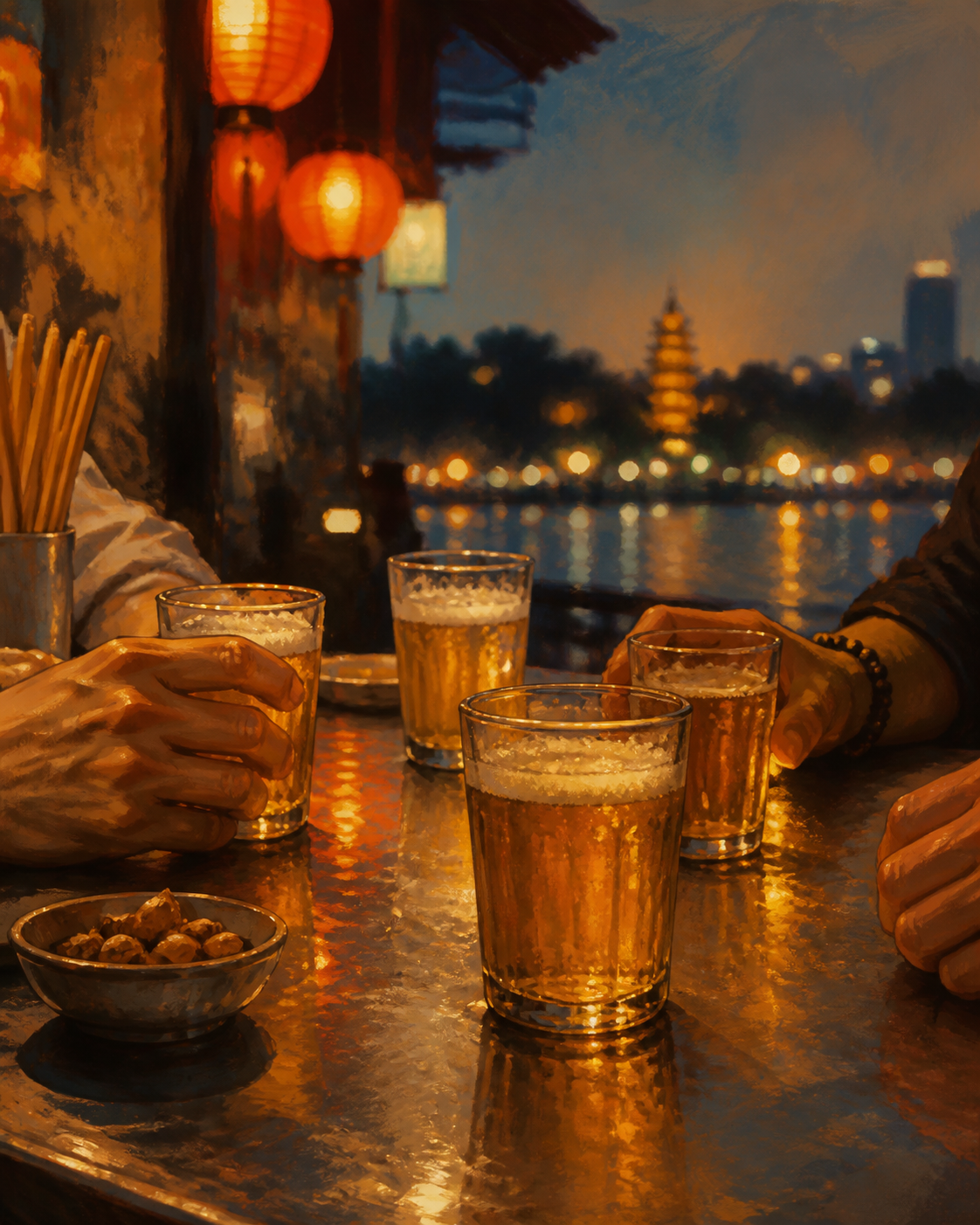 하노이 밤문화 비용은 왜 들쭉날쭉할까? Beer Street와 West Lake를 나눠 보면