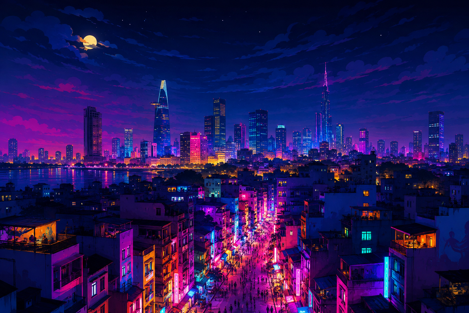호치민 밤문화를 처음 간다면, Bui Vien과 Dong Khoi 중 어디부터 볼까?