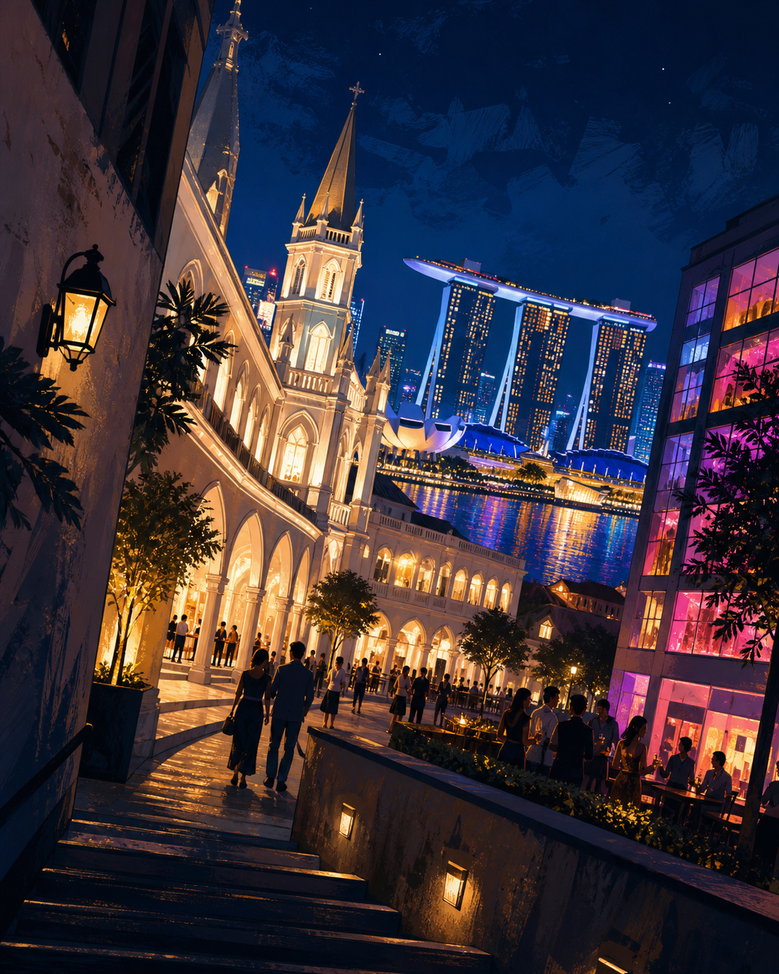 싱가포르 밤문화를 처음 고를 때 Marina Bay·Orchard Road·CHIJMES는 어떻게 다를까?