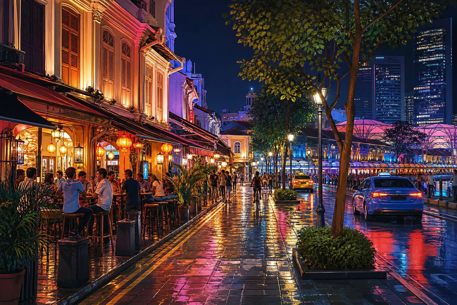 싱가포르 밤값은 왜 비싸고, 어떤 구역이 더 늦게까지 열까? Clarke Quay·Marina Bay·Orchard 비교 정보