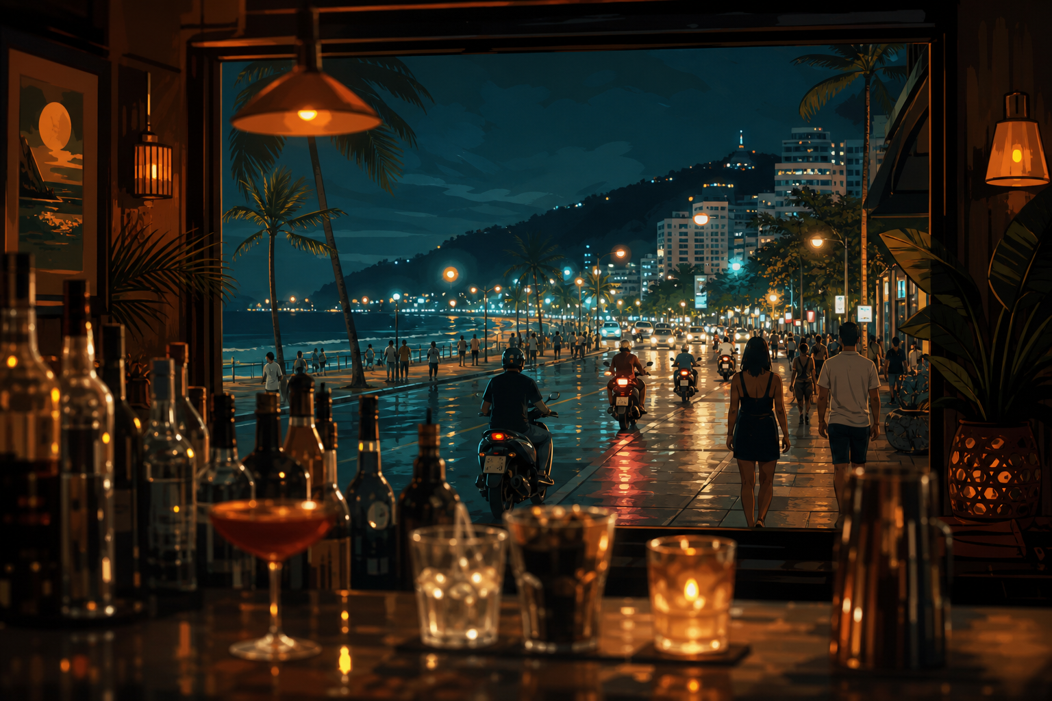 붕따우 밤문화 정보: Back Beach와 Front Beach, 어디가 더 늦고 편할까